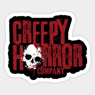 Creepy Horror Company Sticker